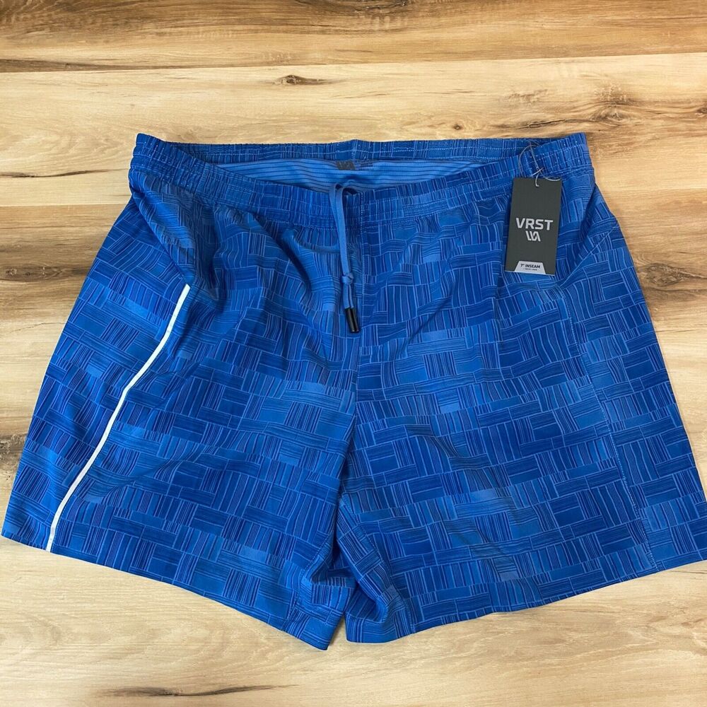 VRST Shorts Mens 2XL Accelerate 7" 4 Way Stretch Lined Moisture Wicking Reflect